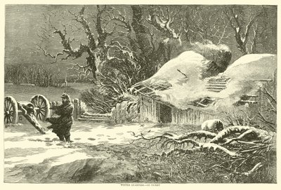 Winter Quarters, na Piket, únor 1864 od American School