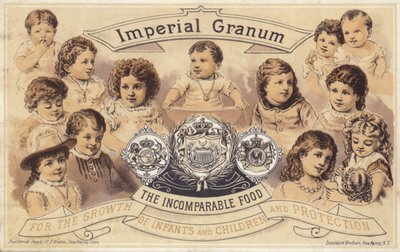 Malé děti inzerující Imperial Granum od American School