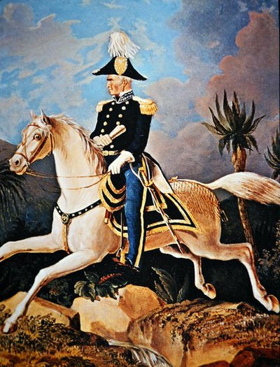 Zachary Taylor (barevné lito) od American School