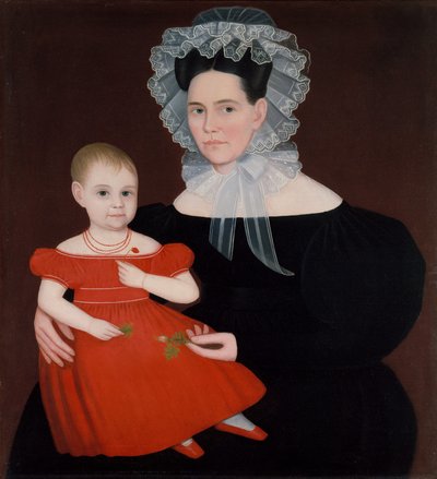 Paní Mayerová a dcera, 1835-40. od Ammi Phillips