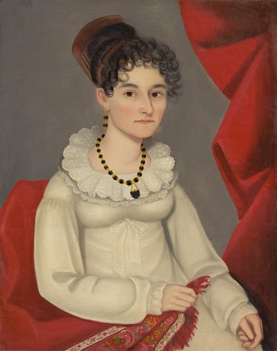 Portrét Catharine Couenhoven Clarkové, asi 1819-20 (olej na plátně) od Ammi Phillips