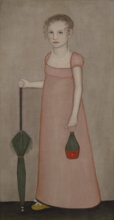 Portrét Harriet Campbellové, kolem roku 1815 od Ammi Phillips
