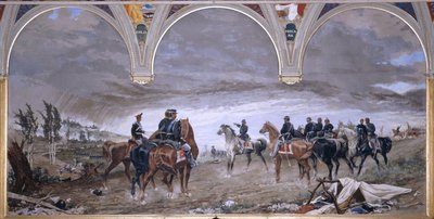 Bitva u Solferina, 1886 od Amos Cassioli