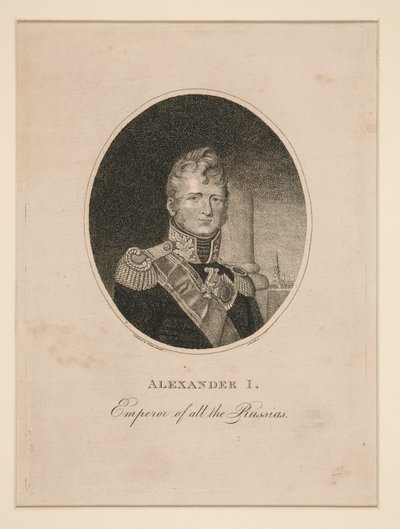 Alexander I / císař všech Rusů od Amos Doolittle