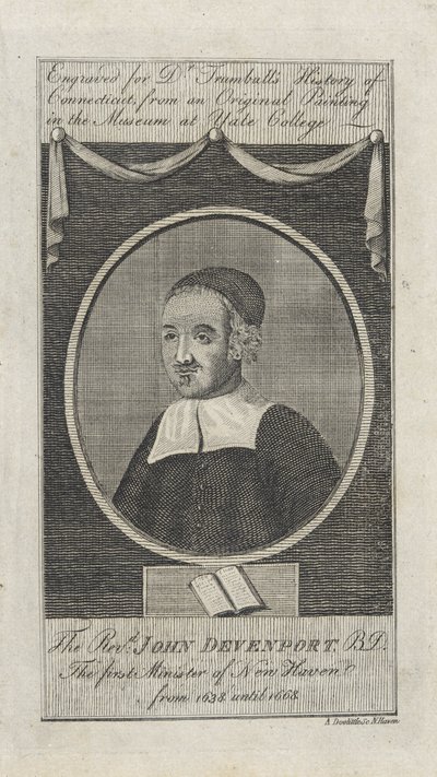 Rev. John Davenport, hospoda. 1797 od Amos Doolittle