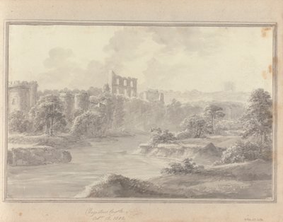 Pohledy v Anglii, Skotsku a Walesu: hrad Chepstow, 15. října 1802 od Amos Green