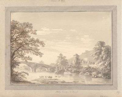 Pohledy v Anglii, Skotsku a Walesu: Ilkley Bridge and Church od Amos Green