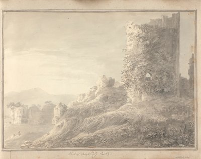 Pohledy v Anglii, Skotsku a Walesu: Část hradu Caerphilly od Amos Green