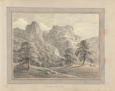 Pohledy v Anglii, Skotsku a Walesu: Tour ve Skotsku; Kaskáda Lowdoor od Amos Green