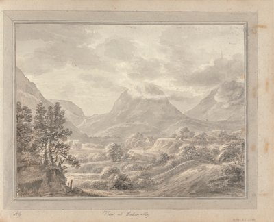 Pohledy v Anglii, Skotsku a Walesu: Tour ve Skotsku; Pohled na Dalmally od Amos Green