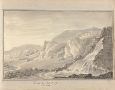 Pohledy v Anglii, Skotsku a Walesu: Ventnor Cove, Isle of Wight, červenec 1804 od Amos Green