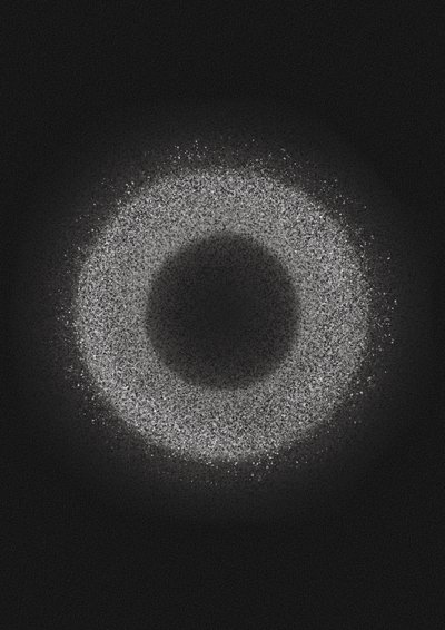 Abstraktní světelný prsten od Amy Louise Baker