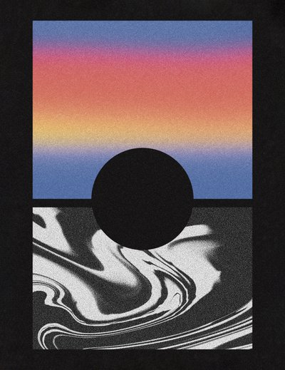 Přechod barev „Sluneční zatmění“ od Amy Louise Baker