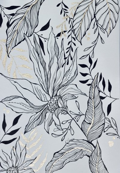 Black Gold Botanicals od Amy Tieman
