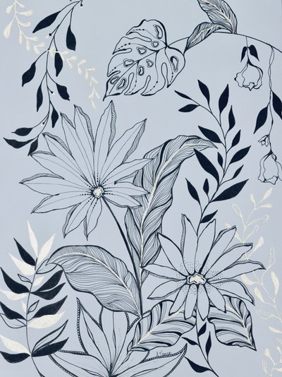 Klidná tropická zeleň od Amy Tieman