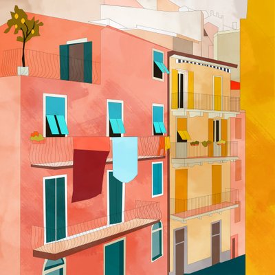 Domy v Little Italy od Ana Rut Bre