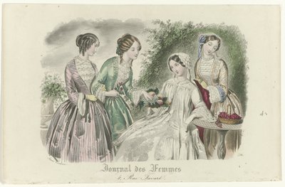 Ženský žurnál, ca. 1850: 4, Rue Favart od Anaïs Colin Toudouze
