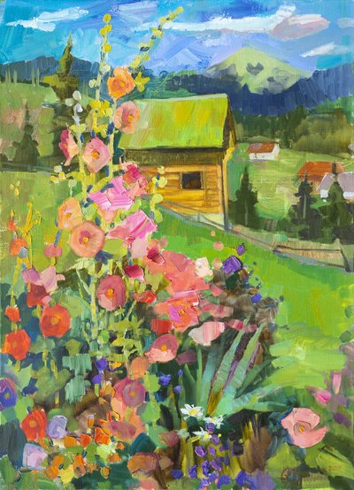 Zářivá zahradní chata od Anastasiia Grygorieva