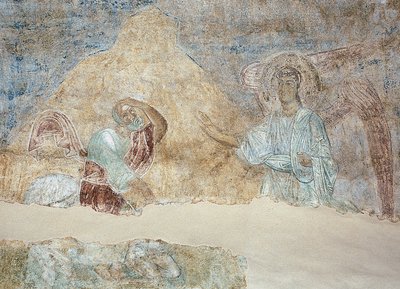 Balám a anděl od Ancient Russian frescos