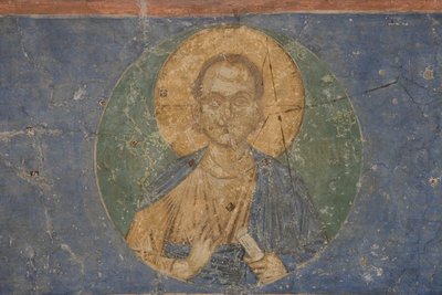 Kristus Emanuel, 12. století od Ancient Russian frescos