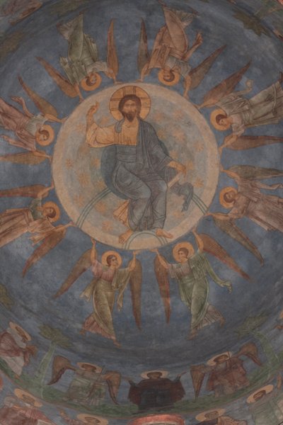 Nanebevstoupení Krista, 12. století od Ancient Russian frescos