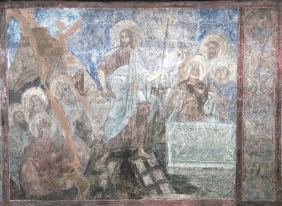 Sestup do pekla od Ancient Russian frescos