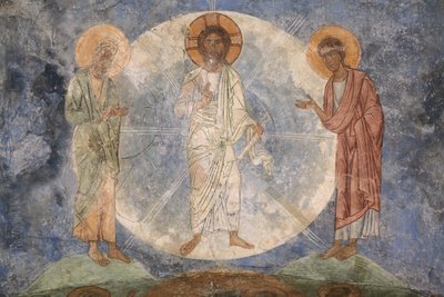 Proměnění Ježíše, 12. století od Ancient Russian frescos