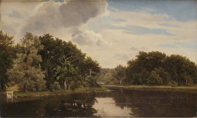 Jezero v Hellebaeku od Anders Christian Lunde
