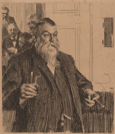 Přípitek II, 1893. od Anders Leonard Zorn