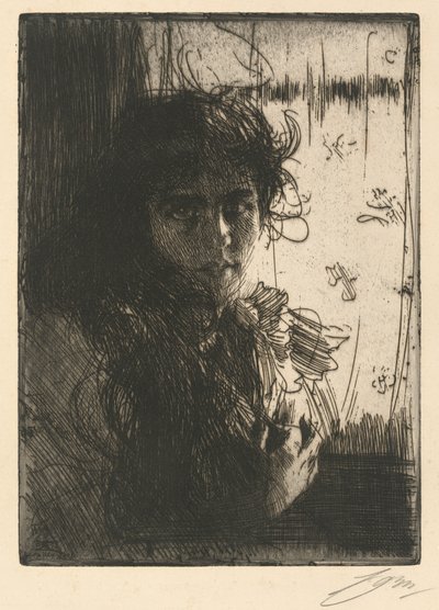Irská dívka, 1894. od Anders Leonard Zorn