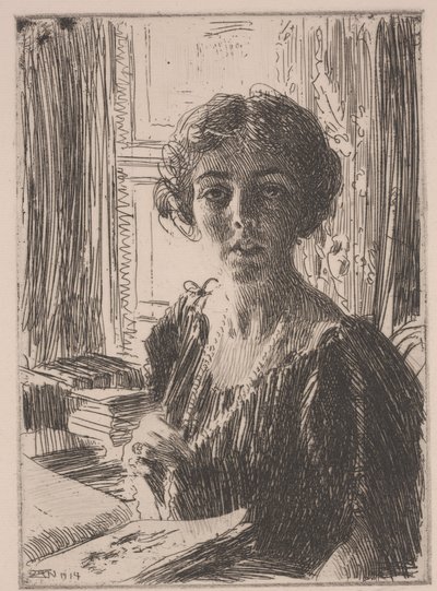 Švédská korunní princezna od Anders Leonard Zorn