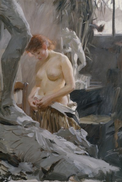 Ve studiu Wickstroms od Anders Leonard Zorn