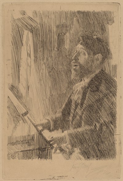J.B. Faure, 1891. od Anders Leonard Zorn