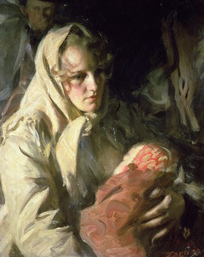 Madonna, 1899 od Anders Leonard Zorn