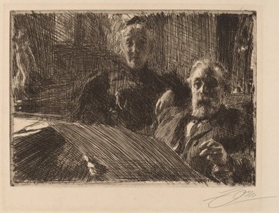 Manželé Furstenburgovi, 1895. od Anders Leonard Zorn