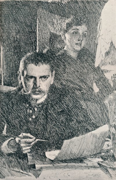 Manželé Zornovi, 1890. 1898 od Anders Leonard Zorn