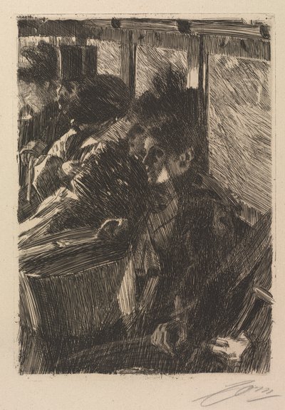 Omnibus, 1892. od Anders Leonard Zorn
