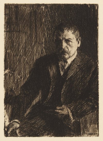 Autoportrét II, 1904 od Anders Leonard Zorn