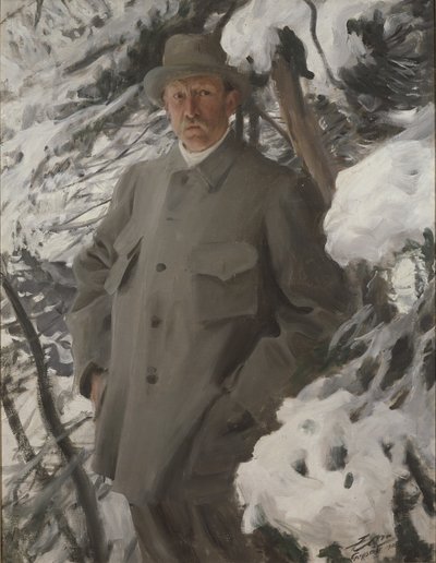 Malíř Bruno Liljefors, 1906 od Anders Leonard Zorn