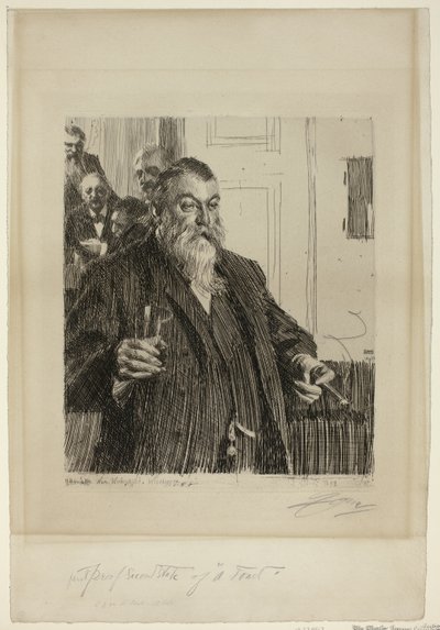 Přípitek II od Anders Leonard Zorn