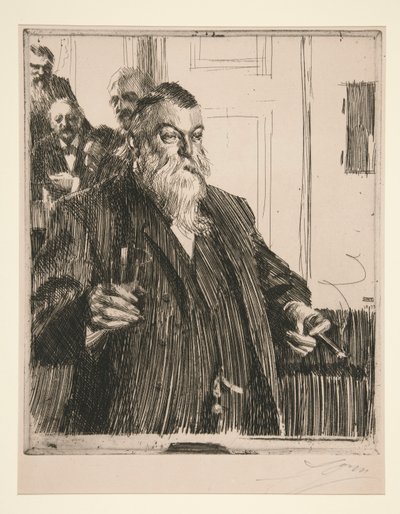 Přípitek II od Anders Leonard Zorn