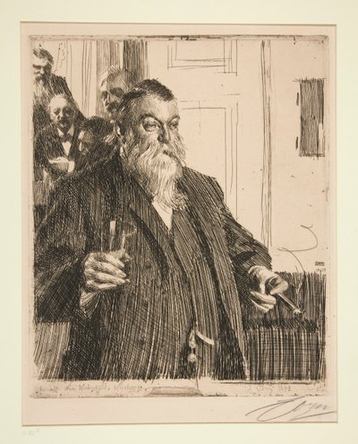 Přípitek II od Anders Leonard Zorn