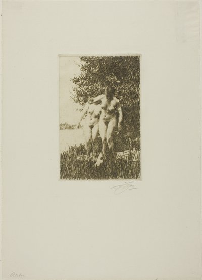Olše od Anders Leonard Zorn