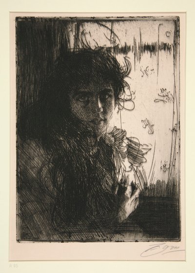 Irská dívka nebo Annie od Anders Leonard Zorn