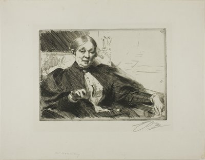 Anna Wallenbergová od Anders Leonard Zorn