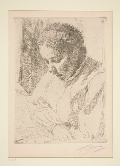 Při modlitbě od Anders Leonard Zorn