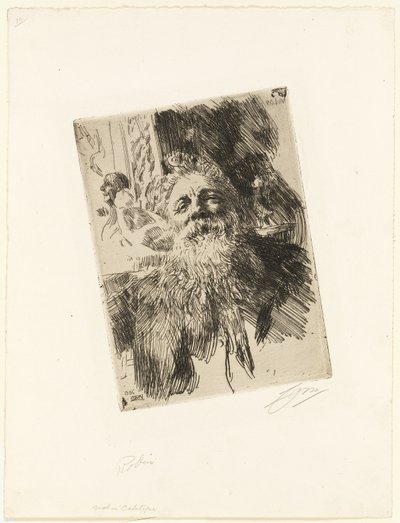 Auguste Rodin od Anders Leonard Zorn