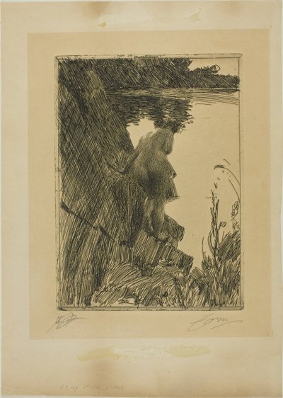 Koupání (Večer) II od Anders Leonard Zorn