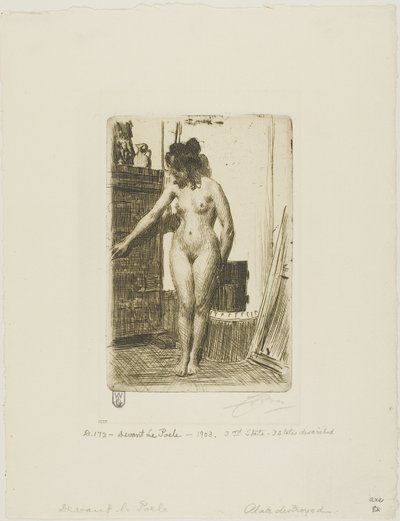 Před sporákem od Anders Leonard Zorn