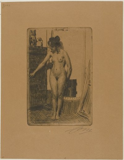 Před sporákem od Anders Leonard Zorn